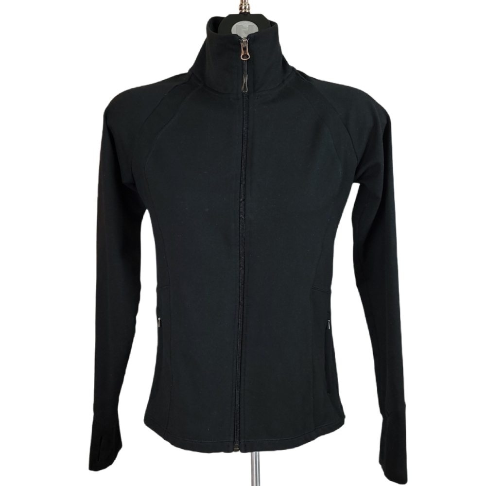 ELLEN TRACY ACTIVE Jacket Zip Up Athletic Size Small